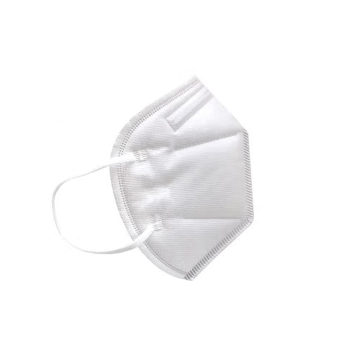 20 Pack White KN95 - 5 Ply Disposable Masks With Adjustable Ear Loops & Nose Bridge