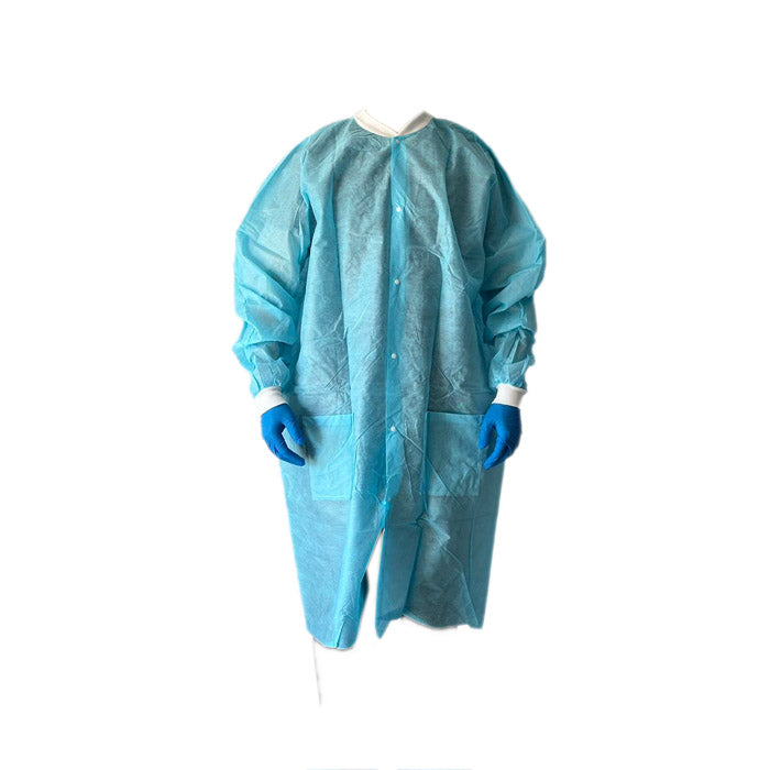 High Performance Lab Coat, 3XL, Light Blue, 50 / Bag