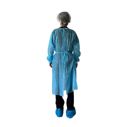 Premium Light Weight Plus Isolation Gown, Large / Universal, Blue, 50 / Bag