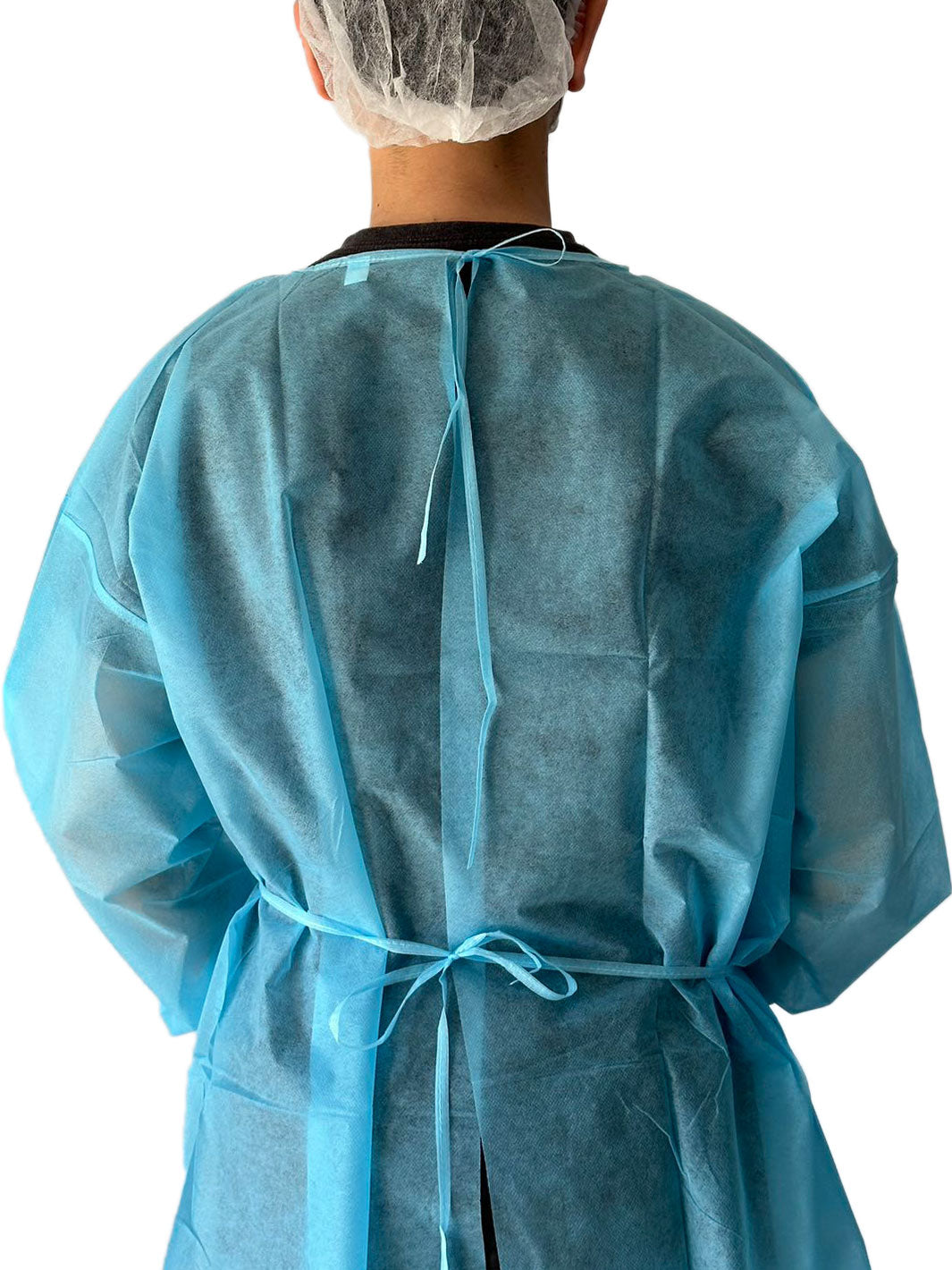 Premium Light Weight Plus Isolation Gown, Large / Universal, Blue, 50 / Bag