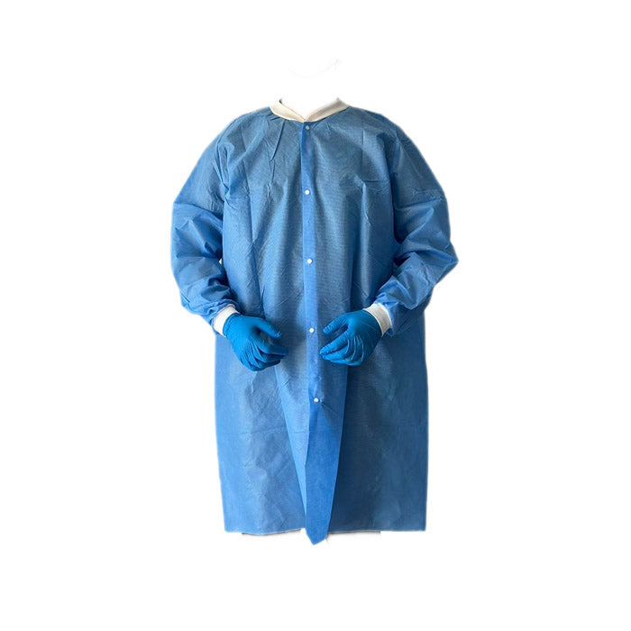High Performance Lab Coat, XL, Blue, 50 / Bag
